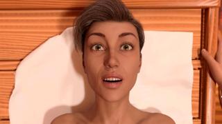 Fresh nubile cutie's sultry slit exposed beneath flimsy bloomers Teen tot's illicit intercourse in steamed sauna