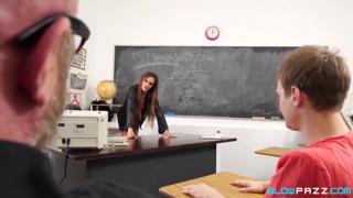 Teacher Sluts Aila Donovan Bangs Sexy Students For Good Grades