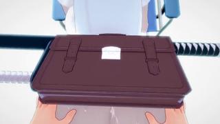 I cum to my doctor, Nurse Valentine, for some uncensored POV anime sex