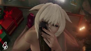 Y'shtola's Squirmy Sodomy in Squiggly Squat Boots