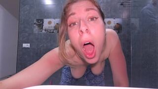 Step sis gets destroyed by incestuous lust, cumming hard in her eager snatch