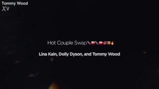 Two super-fit sluts, Dolly and Lina, engage in a four-way sex romp with their girlfriend