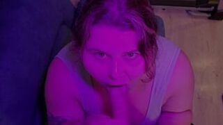 Tight Teen Sucked multiple cocks after ditching a rager