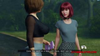 Horny🥵 MILF pleasures stepson's dick🍆 under the picnic table with hubby watching ¦ 3D Cuckolding