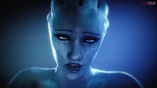 Sexy sci-fi babe Liara goes wild in intergalactic XXX adventure, 'fucking till the Andromeda'