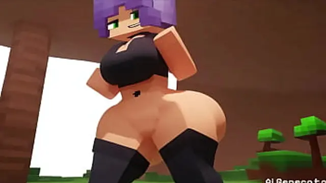 Minecraft Porn Jenny Big tits xxx compilation #3