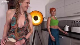 Granny Lesbians Go Wild, Drenched in Orgasmic Double Penetration Fun