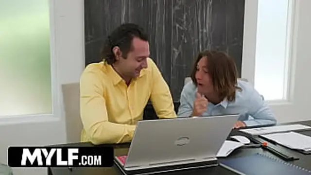 Naughty Boss Gets Into Steamy Threesome With Her Hot Coworkers to Pay for Her Mistake