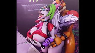 'Roxxane's Steamy FNAF Anal👌 Encounter with No Sound, But Plenty of Wolf-tastic Erotica'