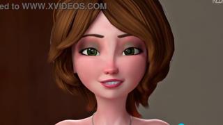 She gives step-son a hardcore 3D lesson in getting banged thoroughly