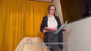 **Professor Pornstar lectures on erotic sex positions and ends in explosive anal👌 encounter**