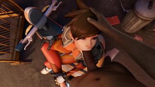 Hot sweaty gamer dudes bang chicks in 'Overwatch' sexiest SFM compilation ever