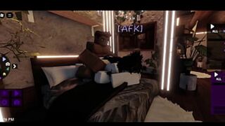 Cumshot with a Hot Roblox Girl