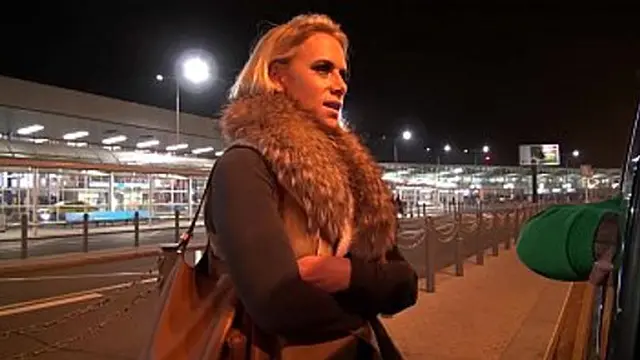 Blowjobs at airport gates &mdash;  milf′s juicy melons devoured in van