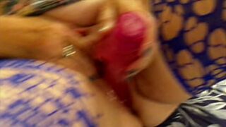 Carmen Angel: My dildo riding Granny ecstasy ride