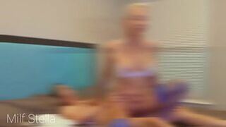 8 positions, 1 face-fucking finale; MILFs' greatest cumshot