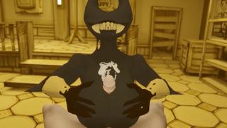 Sperm on Face: Bendy Jerks Off a Rod with Giant Boobs for Stud