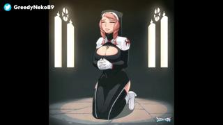 Raunchy religious ritual ravages sacred body, worship of lust reigns supreme