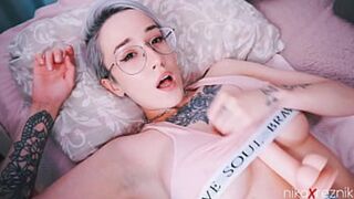 Hardcore POV: Machine Pleasure with Intense Tit Sucking