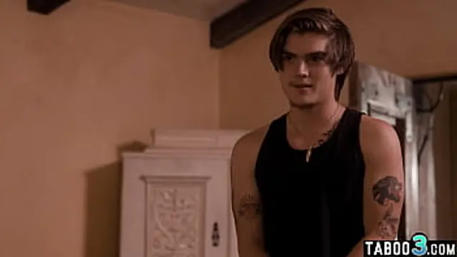 MILF stepmom Jupiter Jetson enjoying her husbands and stepsons big dicks