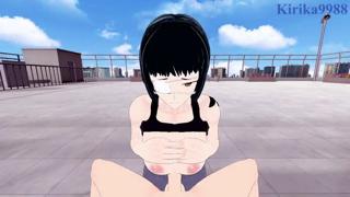 Rooftop rodeo with Valmet - POV-style, I ride her like a cartoon cowgirl
