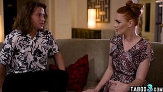 Ravishing Redhead MILF Marie McCray Opens Her Wet Stepson's Desired Juicy Muff