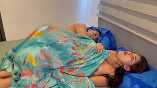 Hard Assfuck on My Big MILF Stepmom as She Greets Me in Her Room.