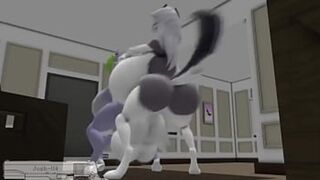 Loona Rides Roxanne's Mega Clit