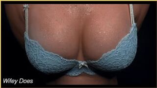 Wifey's Wet Tits Showcased in Multi-Bra S&M Compilations