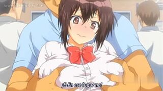 This Hot Student Gets Rough Train Sex - FULL Hentai Clip!