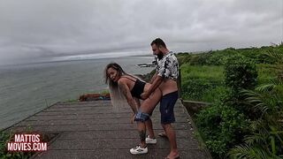 Mattos Couple Gets Whorish On Beach: Wet, Big Ass🍑 Fuck & Surprising Cumshot