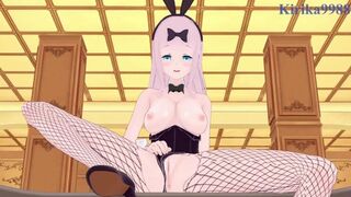 Impaled my love in a high-stakes screwing at the roulette table, anime-style