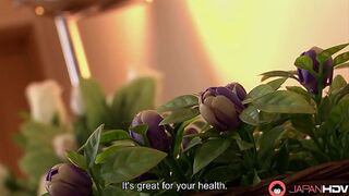 Japanese Brunette Jun Kusanagi & Yuri Aine裸体Living Room Uncensored Lust Session