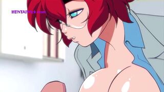 Hentai Hospital Encounter with Pervert Red Headed Doc? Cartoon Satire? ESP Captioned