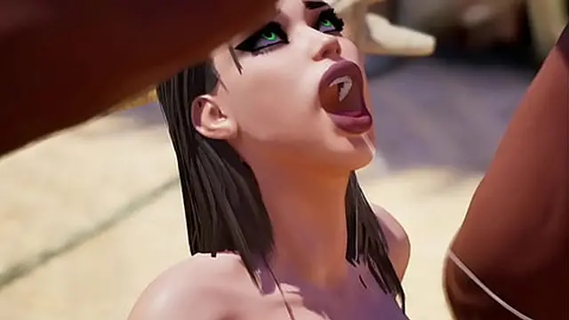 3D anime ex-wife fucked well