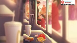McDonald's Romance - Pair Spreads Cream on Fries