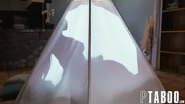 Lily Starfire Seduces hunk Ken in Tent as milf Remains Unaware