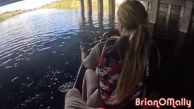 Wild Fucking on Jet-Ski with Stephanie Love and Brian O'Mally