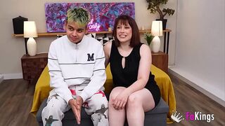 Curvy MILF deflowers an 18-year-old boy Lucia Bianco is a very horny divorcee - FAKings