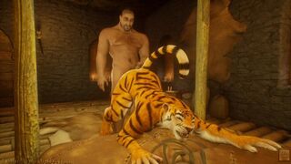 Karra's Tight Furry Pussy✌ Devoured by Massive Dicked Dude's Unbridled Rage