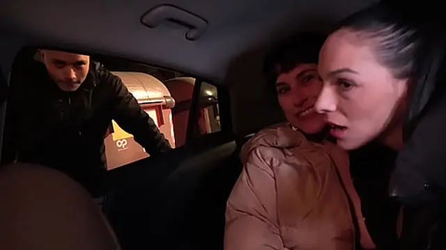 Threesome Hunt: Emmita & Vampirosa Pick Up a Guy on the Street