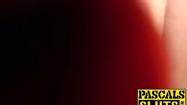 UK girl gets fingered &mdash;  gagged &mdash;  and fucked for mouth creampie