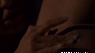 Inked lesbo babes passionately pussy playing and scissoring