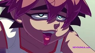 A Lonely Girl on a Public Bus, Between Three Strangers - Cartoon Sex Parody