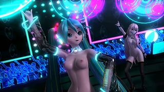 Miku & Luka Naked Dance - Ai Dee by Nutsuki Suu