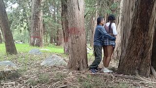 Old peasant fucks young college girl in the field