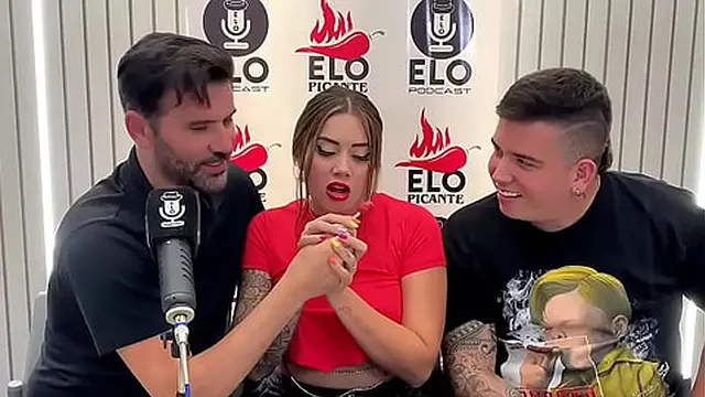 Deep penetration during a podcast - Explicit sex audio - 2025