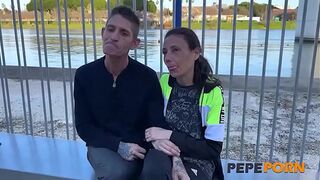 They're coming to film porn, Making Off with Karla Duran, Claire P, Laura and Yaisa at PepePorn