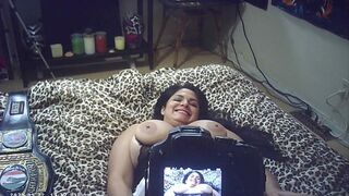 BEHIND THE SCENES OF PORN SHOOT FIRST TIMER NATURAL BIG BREAST BOMBSHELL FEELS THE ITALIAN POUND MACHINE