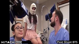 Human Guinea Pig Gets Mandatory Hitachi Orgasms From Nurse - Patient 135